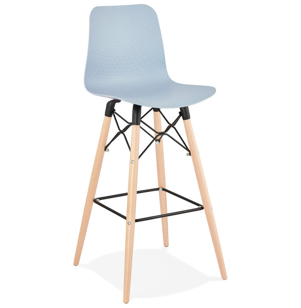 Design barkruk 'MOZAIK' blauw Scandinavische stijl - Majorr