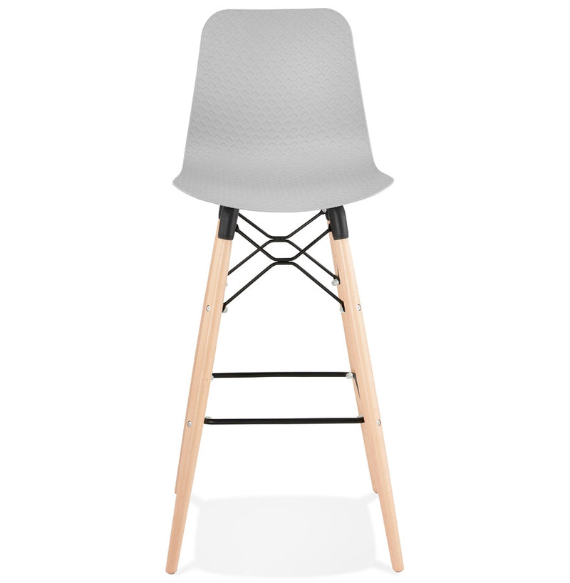 Design barkruk 'MOZAIK' grijs Scandinavische stijl - Majorr