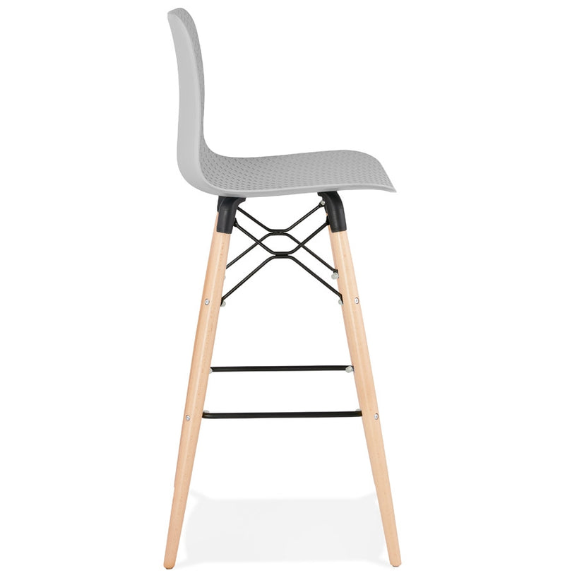 Design barkruk 'MOZAIK' grijs Scandinavische stijl - Majorr