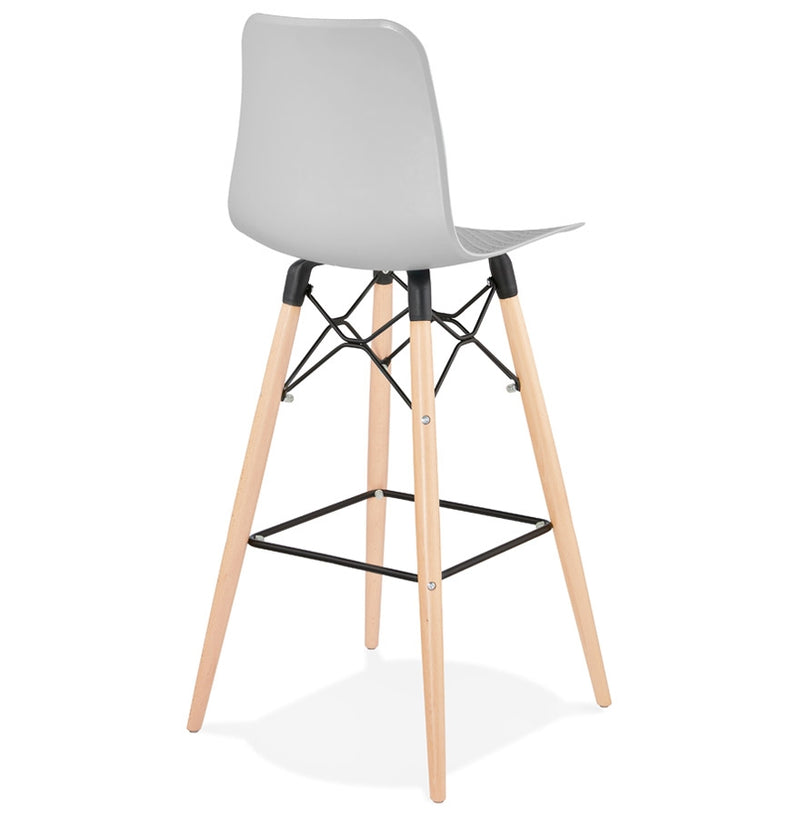 Design barkruk 'MOZAIK' grijs Scandinavische stijl - Majorr