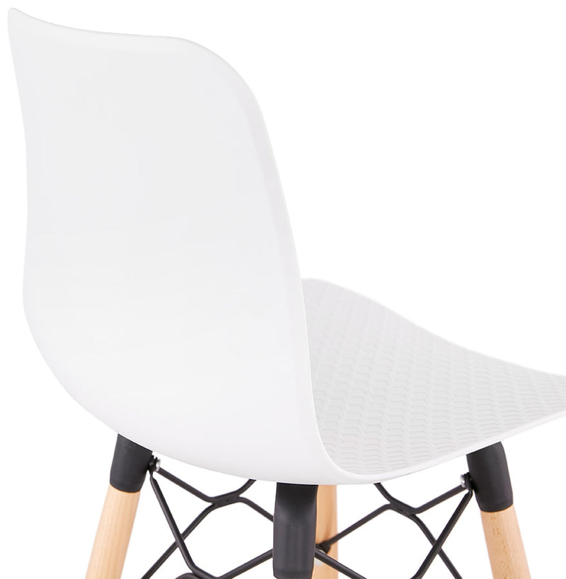 Design barkruk 'MOZAIK' wit Scandinavische stijl - Majorr