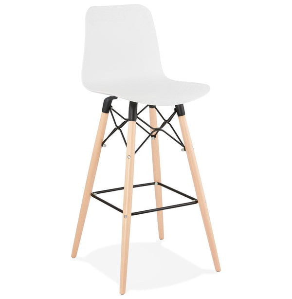 Design barkruk 'MOZAIK' wit Scandinavische stijl - Majorr