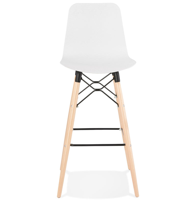 Design barkruk 'MOZAIK' wit Scandinavische stijl - Majorr