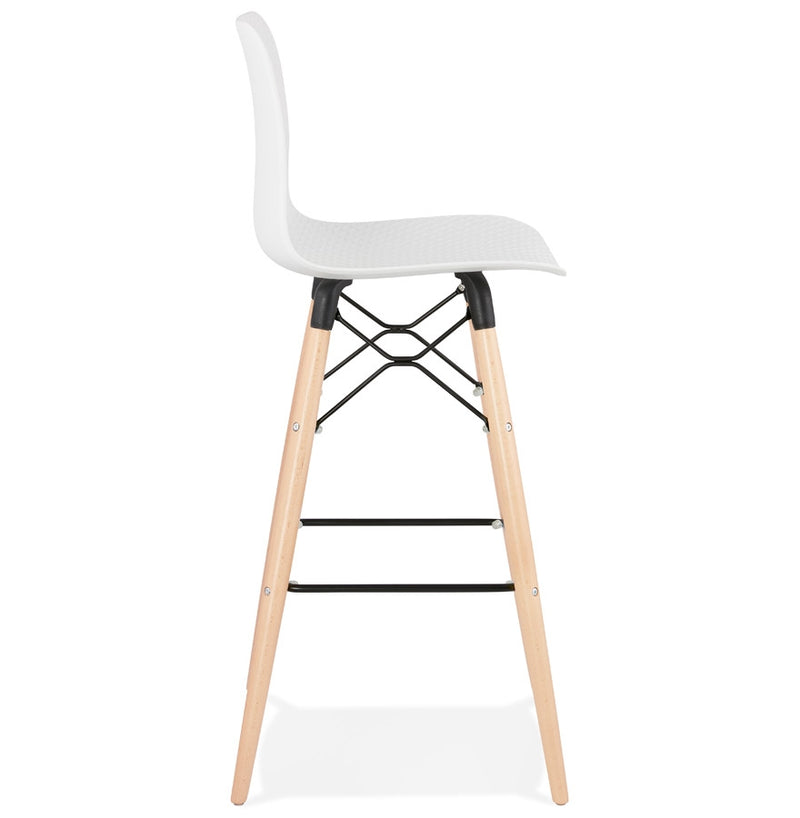 Design barkruk 'MOZAIK' wit Scandinavische stijl - Majorr