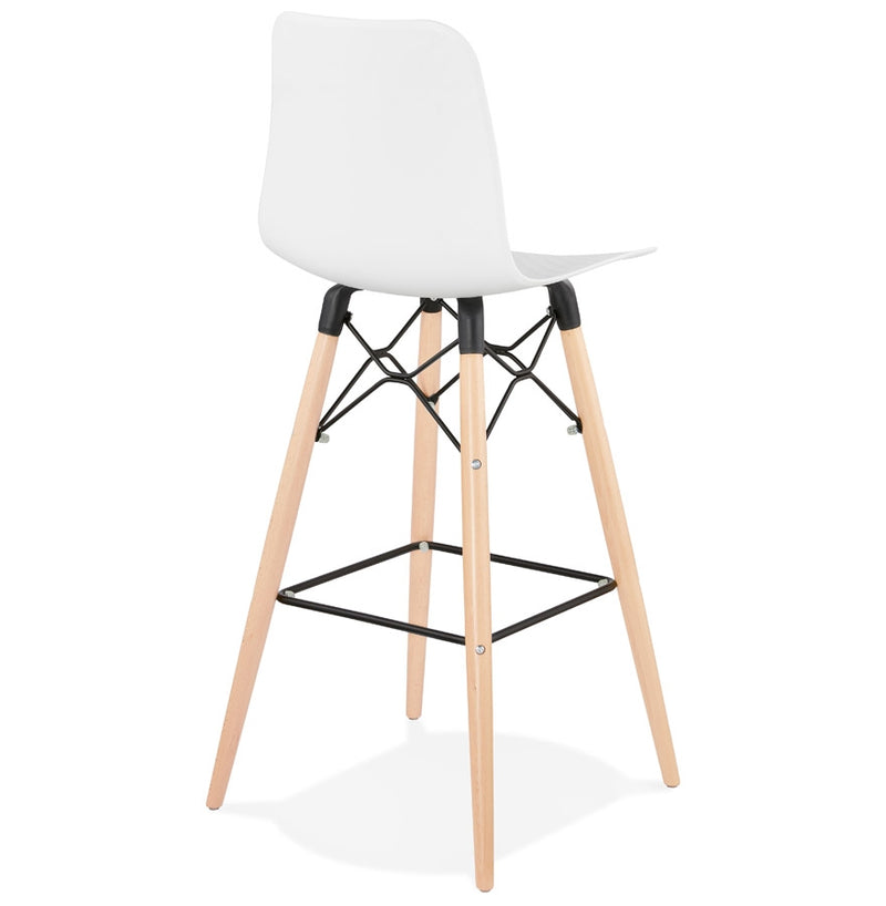 Design barkruk 'MOZAIK' wit Scandinavische stijl - Majorr