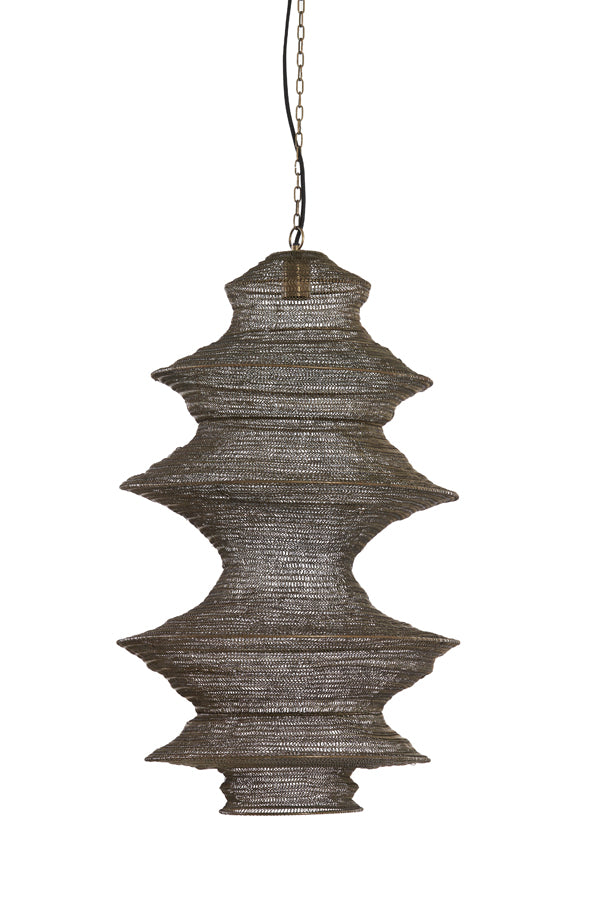 Hanging lamp 48x82 cm NAKISHA antique bronze - Majorr