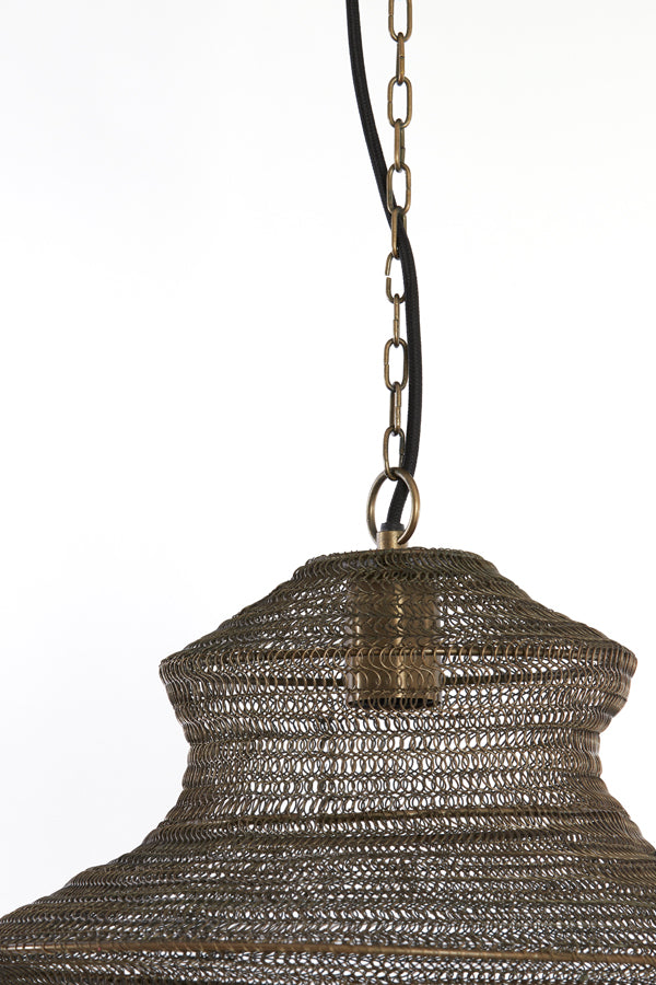 Hanging lamp 48x82 cm NAKISHA antique bronze - Majorr