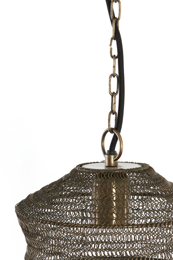 Hanging lamp 48x82 cm NAKISHA antique bronze - Majorr