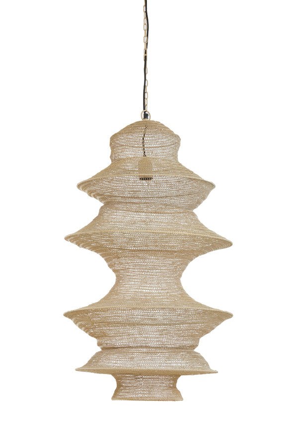 Hanging lamp 48x82 cm NAKISHA sand - Majorr