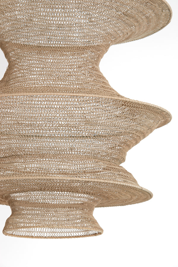 Hanging lamp 48x82 cm NAKISHA sand - Majorr