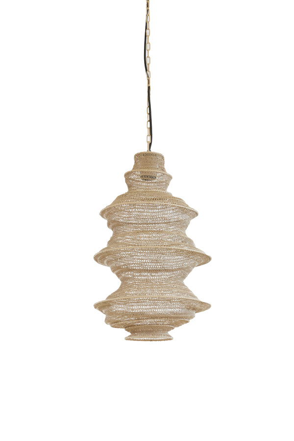 Hanging lamp 31x55 cm NAKISHA sand - Majorr