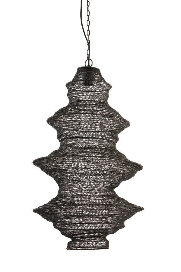 Hanging lamp 40x70 cm NAKISHA matt black - Majorr