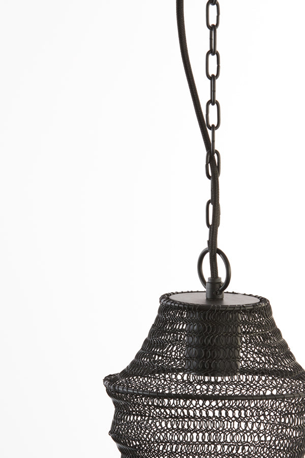 Hanging lamp 40x70 cm NAKISHA matt black - Majorr