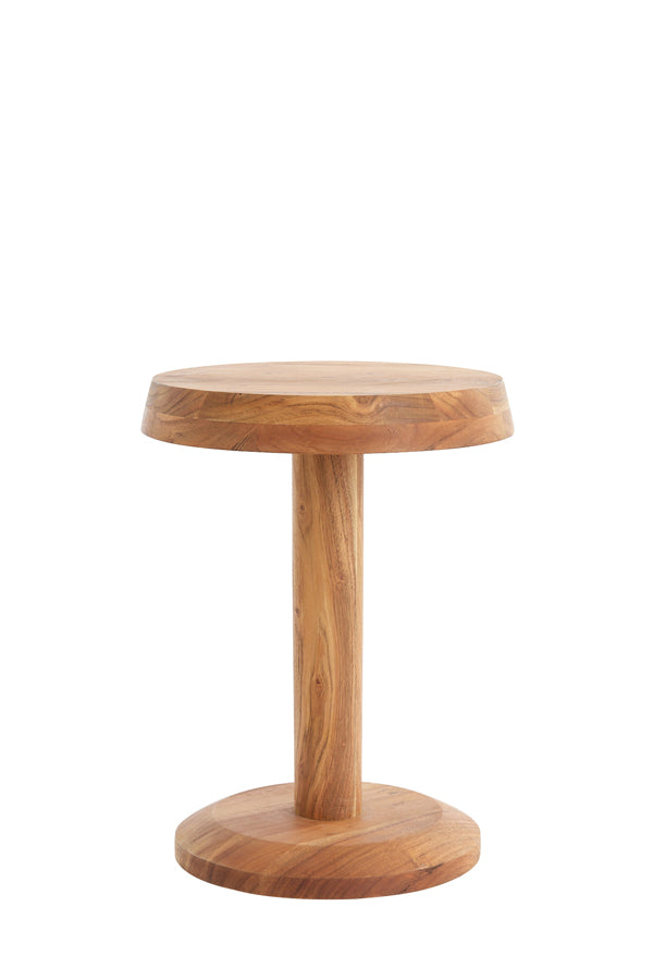 Side table 35x46 cm NALAGU mango wood natural - Majorr