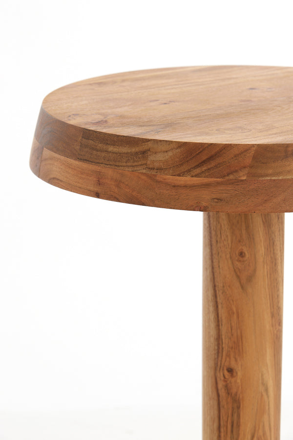 Side table 35x46 cm NALAGU mango wood natural - Majorr