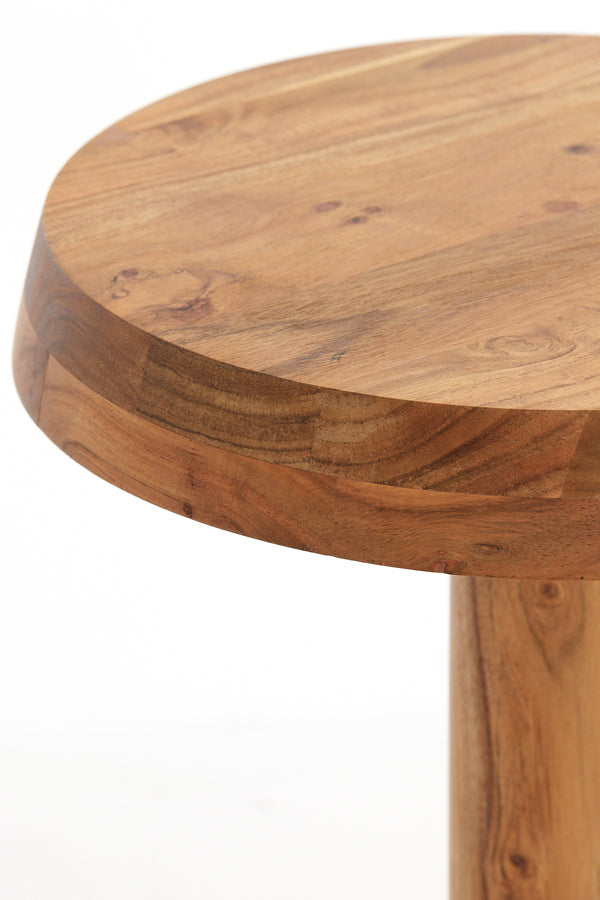 Side table 35x46 cm NALAGU mango wood natural - Majorr