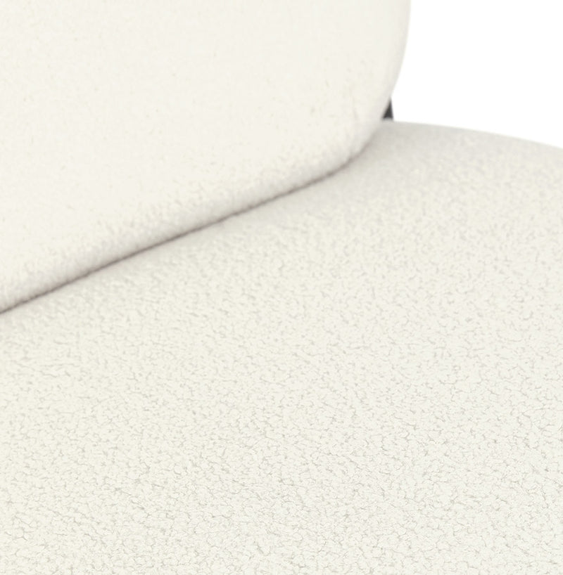 Lounge stoel 'ORSO LOUNGE' in beige boucléstof - Majorr