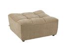 Ottoman Grid Poplar Wood/Foam Dark Beige - Majorr