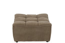 Ottoman Grid Poplar Wood/Foam Dark Taupe - Majorr