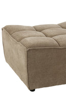 Ottoman Grid Poplar Wood/Foam Dark Taupe - Majorr