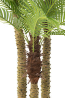 Palm Tree 3 Parts Real Touch In Pot Plastic Green - Majorr