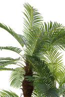 Palm Tree 3 Parts Real Touch In Pot Plastic Green - Majorr