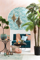 Palm Tree 3 Parts Real Touch In Pot Plastic Green - Majorr