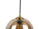 Hanglamp Glamour Cone - Bruin - Ø23cm - Majorr