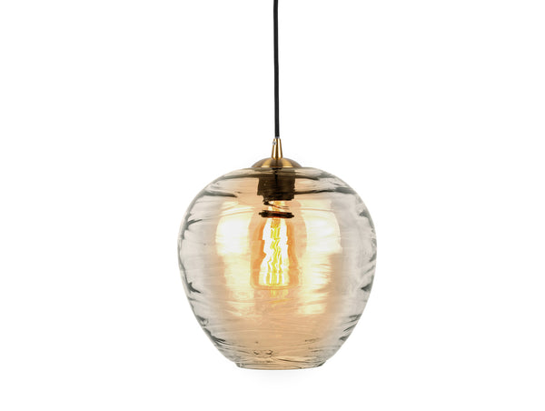 Hanglamp Glamour Globe - Bruin - Ã˜25cm