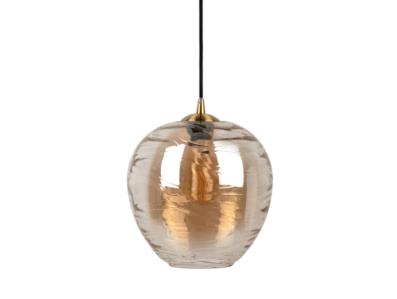 Hanglamp Glamour Globe - Bruin - Ã˜25cm