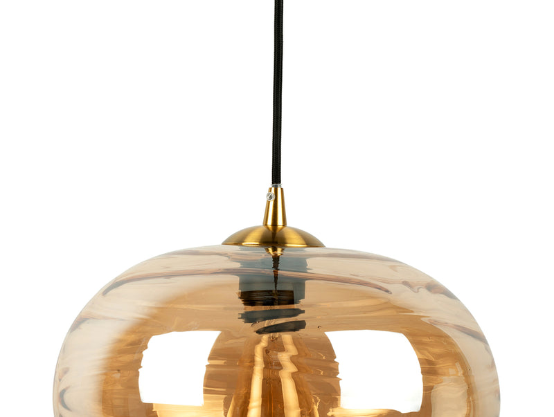 Hanglamp Glamour Sphere - Bruin - Ã˜30cm