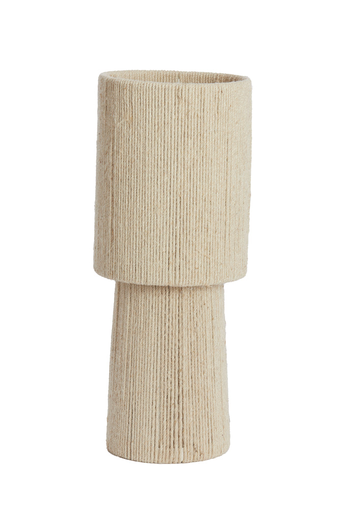 Table lamp 21,5x54,5 cm PITINO jute cream - Majorr