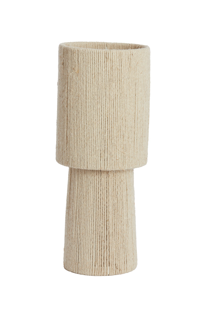 Table lamp 21,5x54,5 cm PITINO jute cream - Majorr