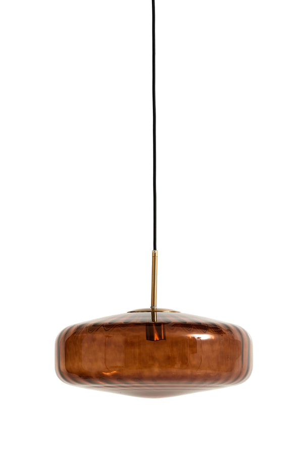 Hanglamp Pleat - Antiek Bruin - Ø30cm - Majorr