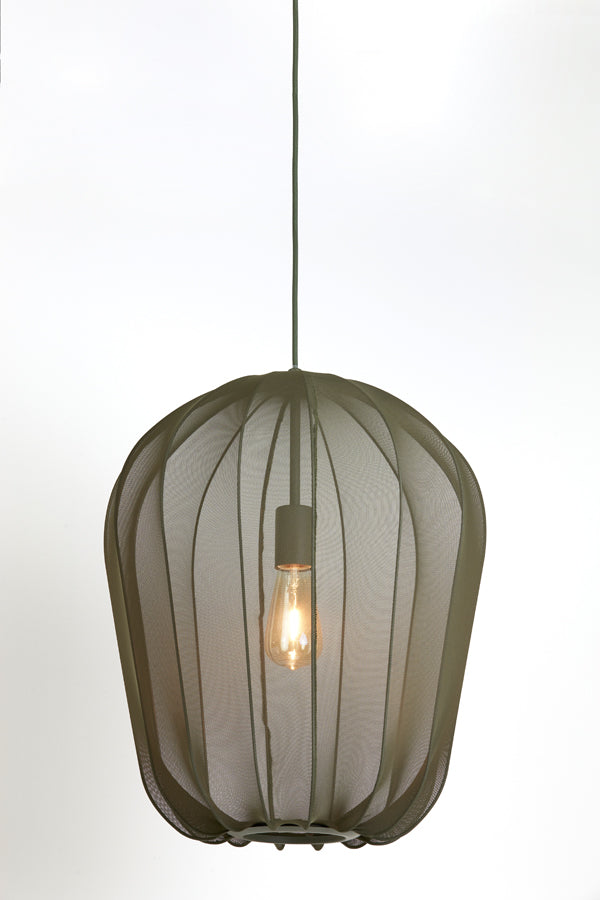 Hanglamp Plumeria - Donkergroen - Ø42cm - Majorr