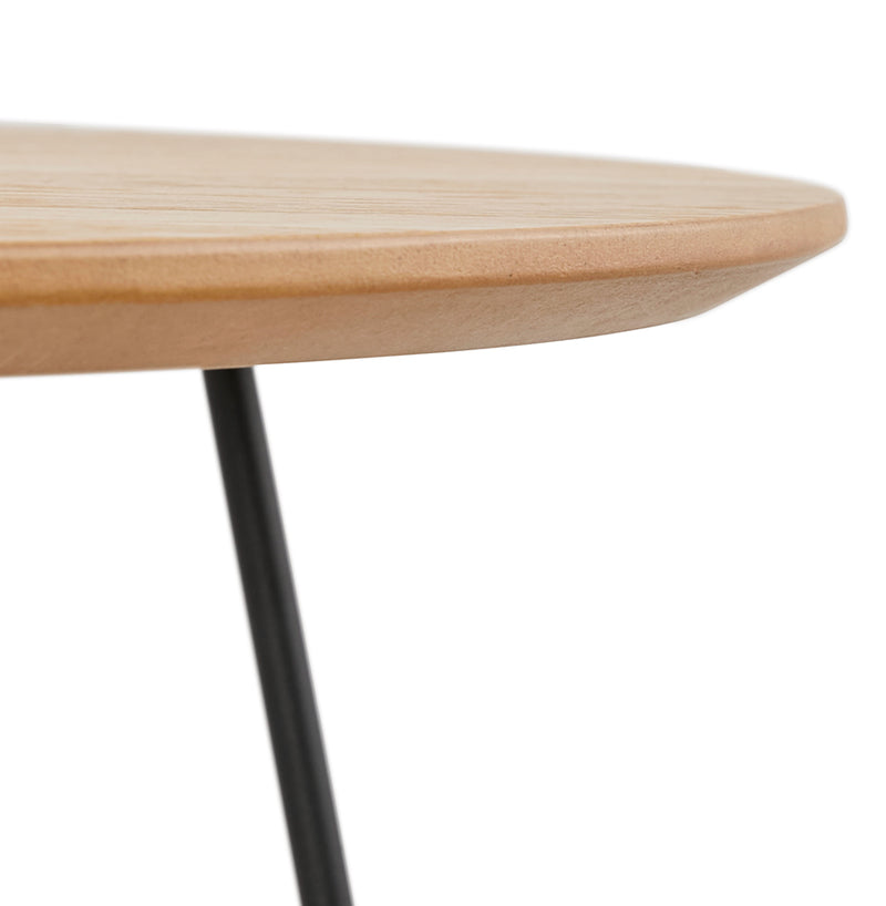 Houten salontafel 'PLUTO' met natuurkleurige hout fineer - Majorr