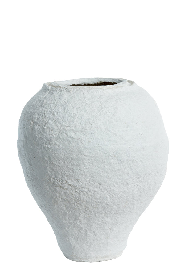 Pot deco 45x50 cm TIMERGA white - Majorr