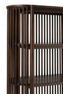Rack Conie 5 Shelves Mango Wood Dark Brown - Majorr