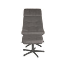 Relaxfauteuil Alvar + Ottomane 53x57x83 cm - Majorr