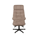 Relaxfauteuil Alvar + Ottomane 53x57x83 cm - Majorr