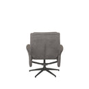 Relaxfauteuil Bergen + Ottomane 77x76x105 cm - Majorr