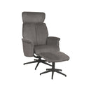 Relaxfauteuil Verdal + Ottomane 77x79x109 cm - Majorr