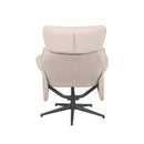 Relaxfauteuil Verdal + Ottomane 77x79x109 cm - Majorr