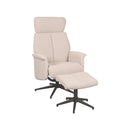 Relaxfauteuil Verdal + Ottomane 77x79x109 cm - Majorr