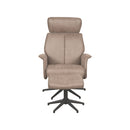 Relaxfauteuil Verdal + Ottomane 77x79x109 cm - Majorr