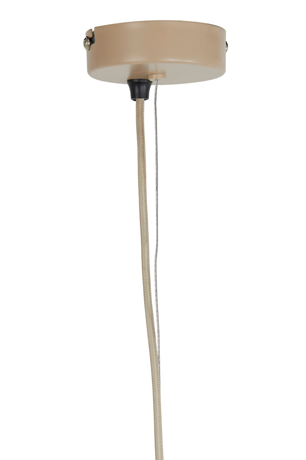 Hanging lamp 34x35 cm RILANA matt beige - Majorr