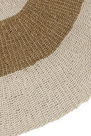 Rug Round Seagrass White/Natural Large - Majorr