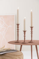 Set Of 3 Sidetable Iron Old Pink - Majorr
