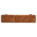 Bank Cube lovely cinnamon 3-seater + lounge right