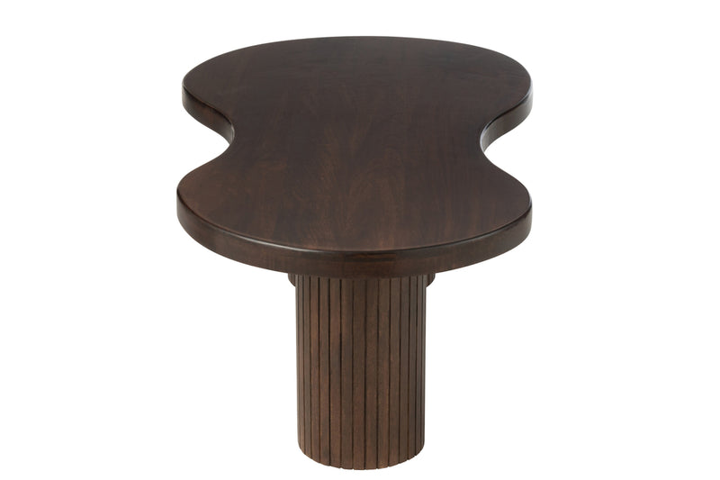 Salon Table Infinity Mango Wood Brown Small - Majorr